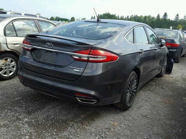 3FA6P0D93HR255838 - 2017 FORD FUSION TIT GRAY photo 4