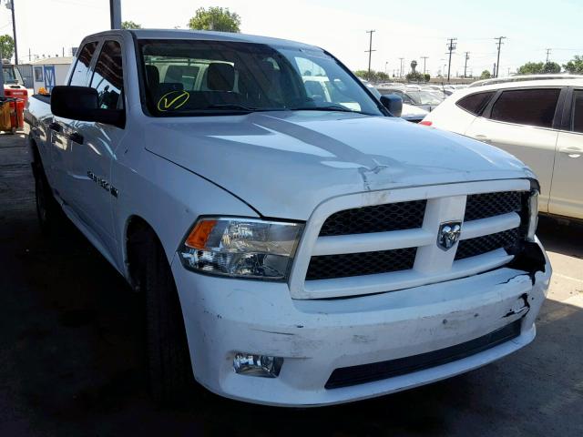 1C6RD6FT6CS158861 - 2012 DODGE RAM 1500 S WHITE photo 1