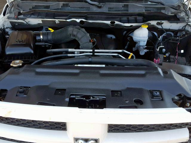 1C6RD6FT6CS158861 - 2012 DODGE RAM 1500 S WHITE photo 7