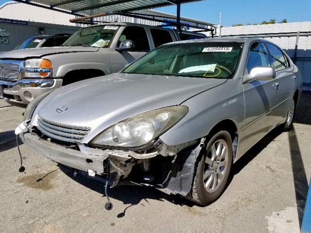 JTHBF30GX20083640 - 2002 LEXUS ES 300 SILVER photo 2