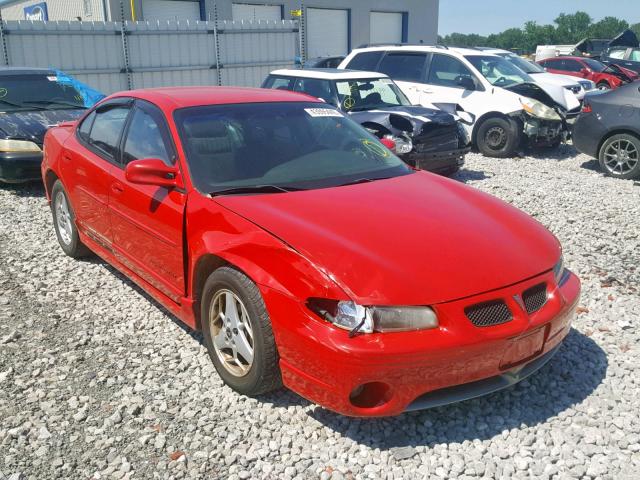 1G2WP52K72F284121 - 2002 PONTIAC GRAND PRIX RED photo 1