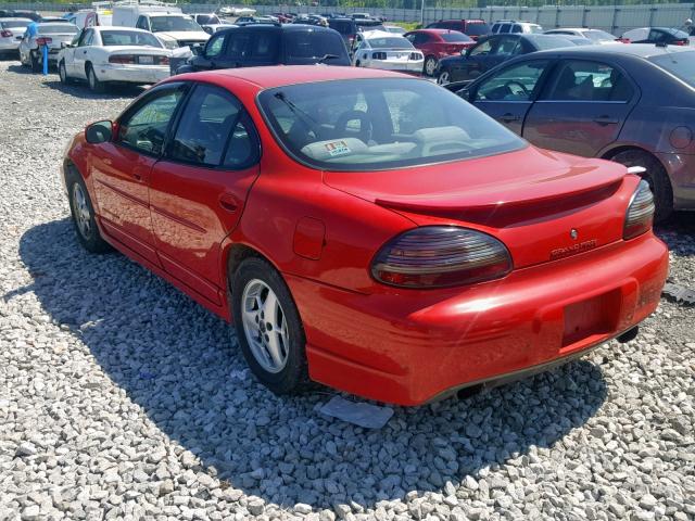 1G2WP52K72F284121 - 2002 PONTIAC GRAND PRIX RED photo 3