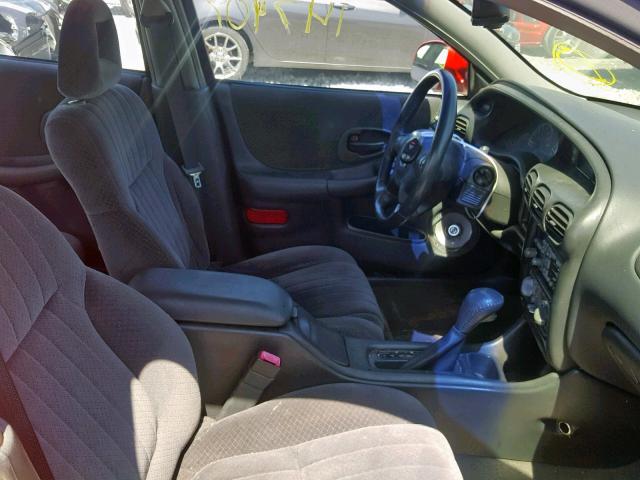 1G2WP52K72F284121 - 2002 PONTIAC GRAND PRIX RED photo 5