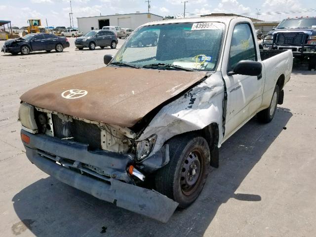 4TANL42N7VZ298526 - 1997 TOYOTA TACOMA WHITE photo 2