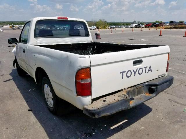 4TANL42N7VZ298526 - 1997 TOYOTA TACOMA WHITE photo 3