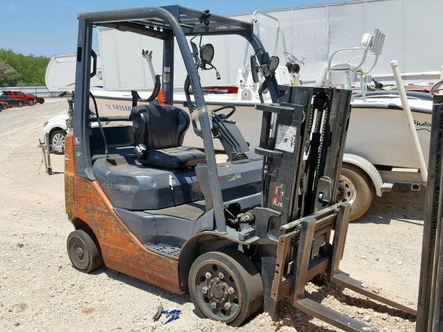 N0V1NPLATE3 - 2011 TOYOTA FORKLIFT RED photo 1