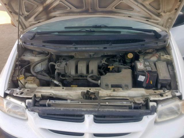 2B4GP25G8YR650916 - 2000 DODGE CARAVAN WHITE photo 7