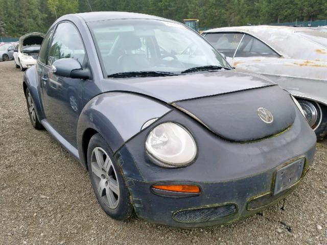 3VWPR31C86M407176 - 2006 VOLKSWAGEN NEW BEETLE ნაცრისფერი ფოტო 1