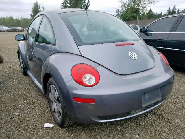 3VWPR31C86M407176 - 2006 VOLKSWAGEN NEW BEETLE ნაცრისფერი ფოტო 3
