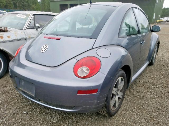 3VWPR31C86M407176 - 2006 VOLKSWAGEN NEW BEETLE ნაცრისფერი ფოტო 4