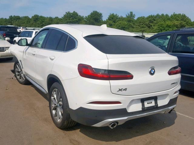 5UXUJ3C56KLA58768 - 2019 BMW X4 XDRIVE3 WHITE photo 3