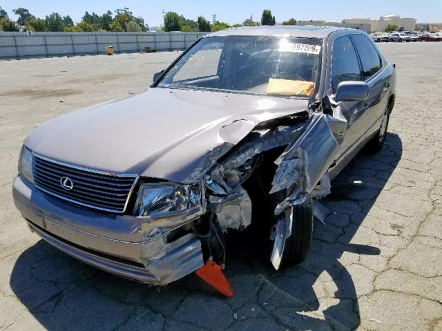 JT8UF22E6S0018881 - 1995 LEXUS LS 400 BROWN photo 2