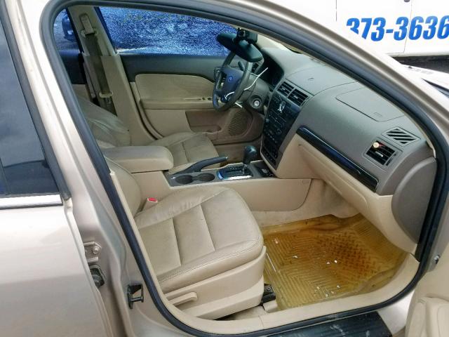 3FAHP08106R172037 - 2006 FORD FUSION SEL TAN photo 5