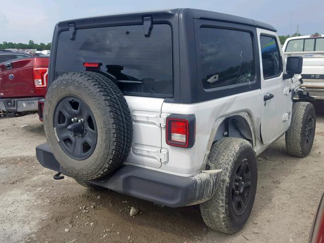 1C4GJXAN7JW199481 - 2018 JEEP WRANGLER S WHITE photo 4