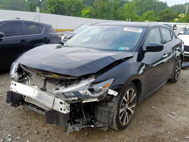 1N4AA6AP7HC377120 - 2017 NISSAN MAXIMA 3.5 BLACK photo 2