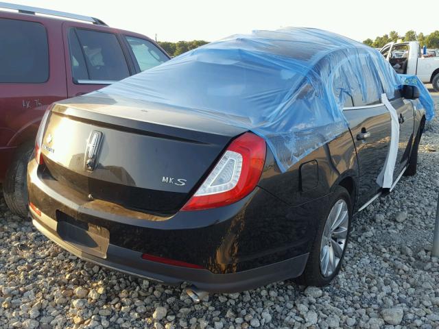 1LNHL9DK5EG608617 - 2014 LINCOLN MKS BLACK photo 4