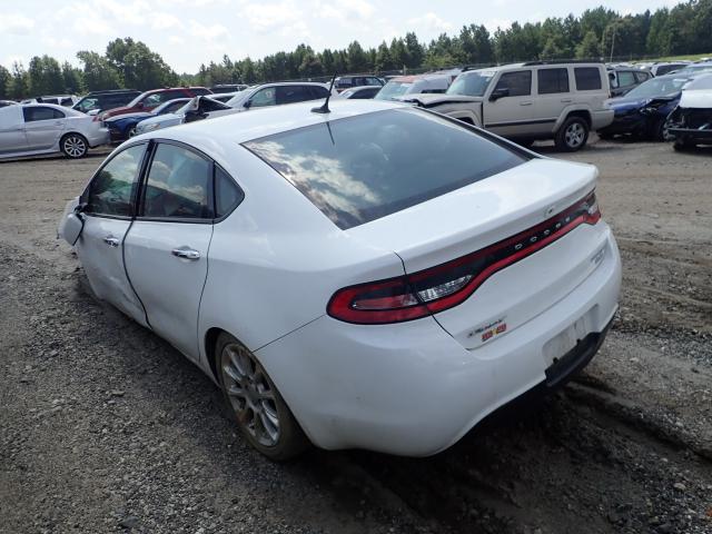 1C3CDFCB8ED670188 - 2014 DODGE DART LIMIT WHITE photo 3