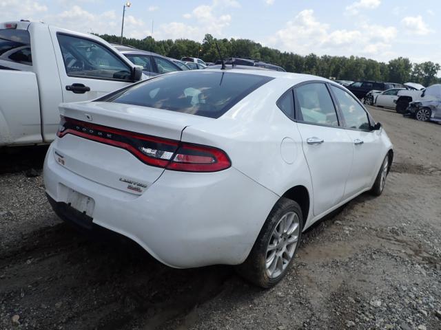 1C3CDFCB8ED670188 - 2014 DODGE DART LIMIT WHITE photo 4