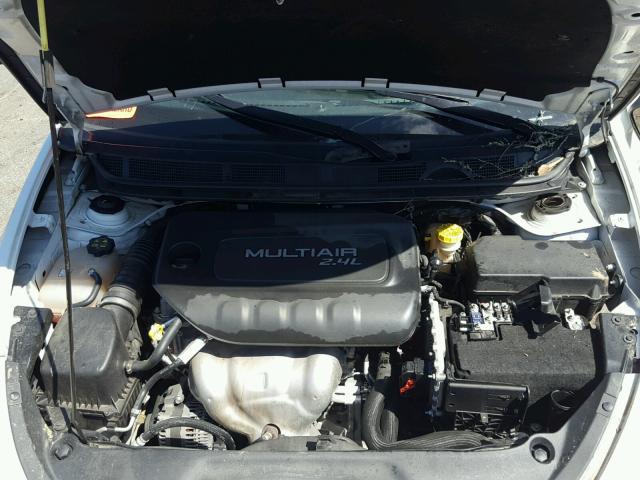 1C3CDFCB8ED670188 - 2014 DODGE DART LIMIT WHITE photo 7