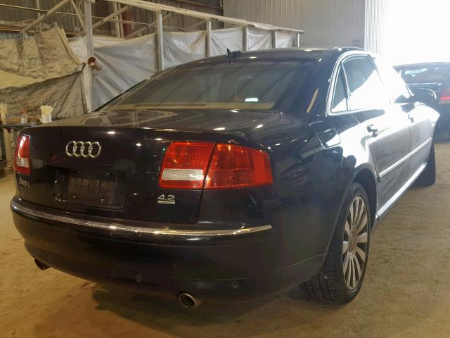 WAUML44E26N022418 - 2006 AUDI A8 L QUATT BLACK photo 4