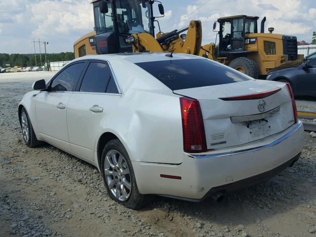 1G6DV57V580181774 - 2008 CADILLAC CTS HI FEA WHITE photo 3