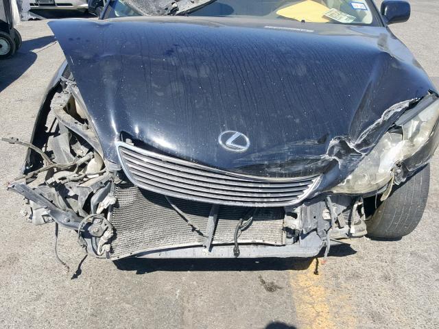 JTHBA30G665159457 - 2006 LEXUS ES 330 BLACK photo 7