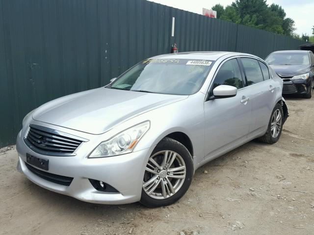 JN1CV6AR8BM356709 - 2011 INFINITI G37 SILVER photo 2