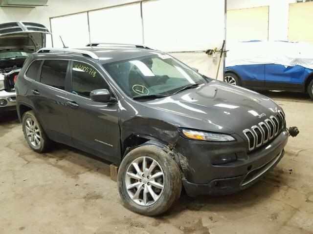 1C4PJMDS0EW145770 - 2014 JEEP CHEROKEE L GRAY photo 1