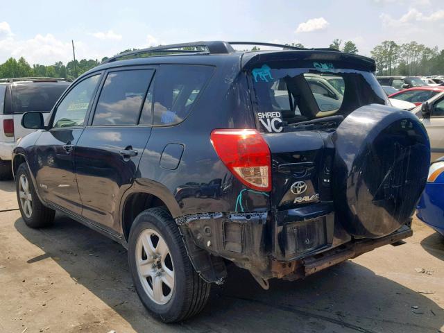 JTMBD31V276049779 - 2007 TOYOTA RAV4 LIMIT BLACK photo 3