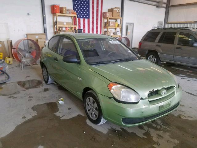 KMHCM36C09U127997 - 2009 HYUNDAI ACCENT GS GREEN photo 1