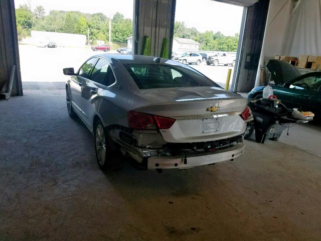 2G1145S37G9155683 - 2016 CHEVROLET IMPALA LTZ SILVER photo 3