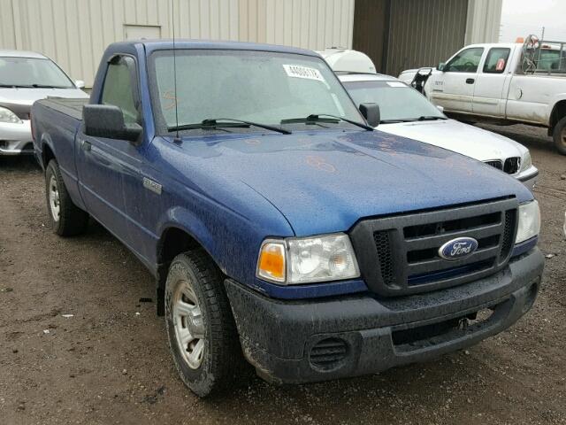 1FTYR10D29PA36312 - 2009 FORD RANGER BLUE photo 1