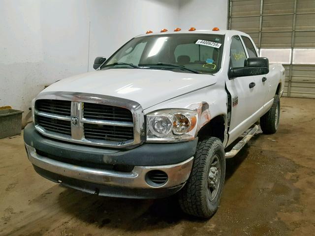 3D7KS28T19G520901 - 2009 DODGE RAM 2500 WHITE photo 2