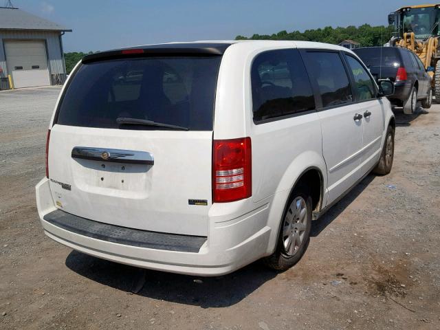 2A8HR44H28R799158 - 2008 CHRYSLER TOWN & COU WHITE photo 4