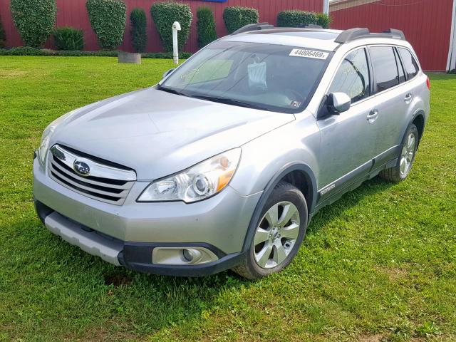 4S4BRDKC4C2299929 - 2012 SUBARU OUTBACK 3. BLUE photo 2