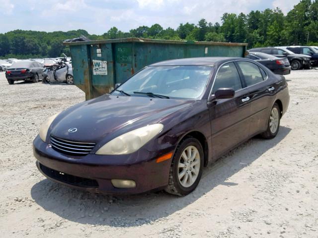 JTHBF30G430135717 - 2003 LEXUS ES 300 MAROON photo 2