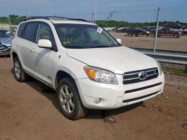 JTMBK31V675017574 - 2007 TOYOTA RAV4 LIMIT WHITE photo 1