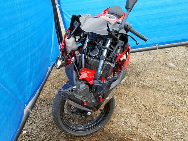 JKAEXKG14KDA29344 - 2019 KAWASAKI EX400 RED photo 9