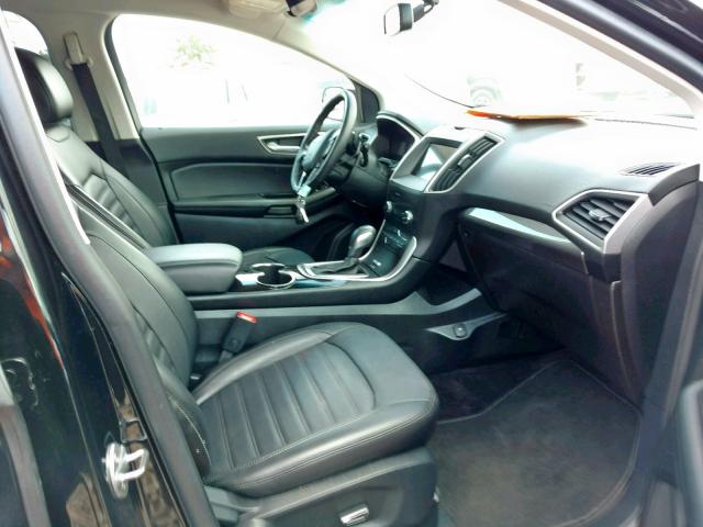 2FMPK3J81GBC00260 - 2016 FORD EDGE SEL BLACK photo 5