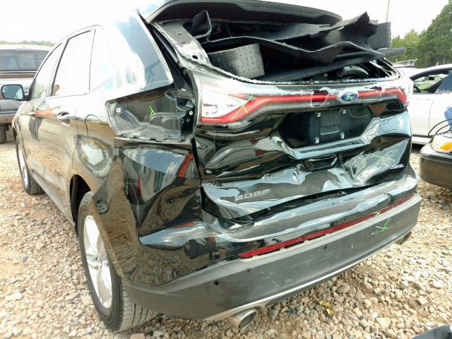 2FMPK3J81GBC00260 - 2016 FORD EDGE SEL BLACK photo 9