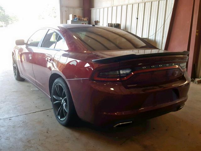 2C3CDXBG8JH328918 - 2018 DODGE CHARGER SX RED photo 3