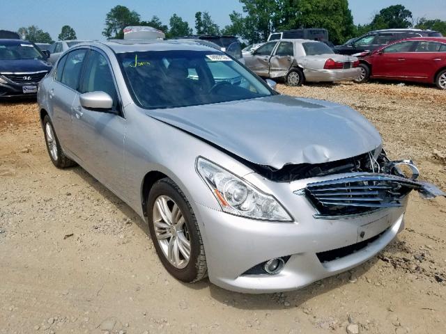 JN1CV6AR7BM400439 - 2011 INFINITI G37 SILVER photo 1