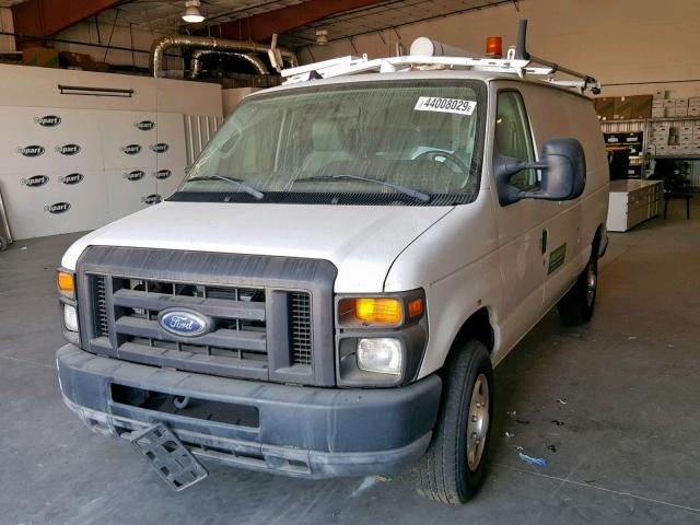 1FTNE2EL0BDA91790 - 2011 FORD ECONOLINE WHITE photo 2