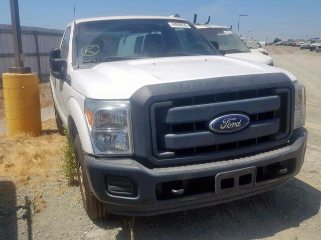 1FTBF2A67DEB82181 - 2013 FORD F250 SUPER WHITE photo 1