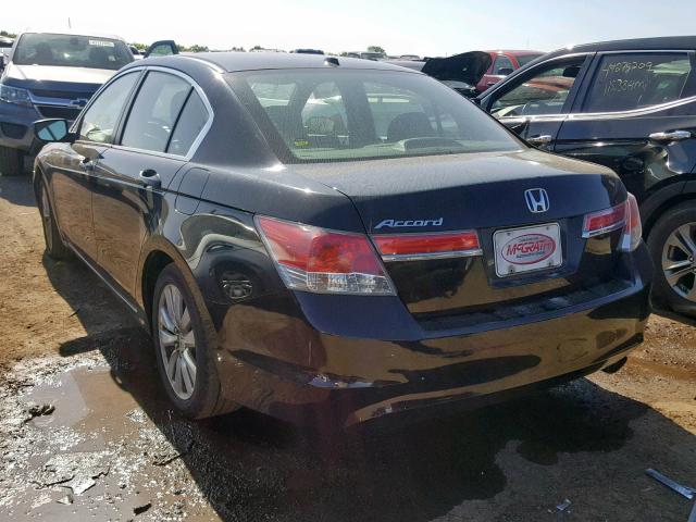 1HGCP2F86BA091002 - 2011 HONDA ACCORD EXL BLACK photo 3