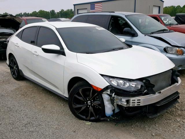 SHHFK7H47JU218586 - 2018 HONDA CIVIC SPOR WHITE photo 1