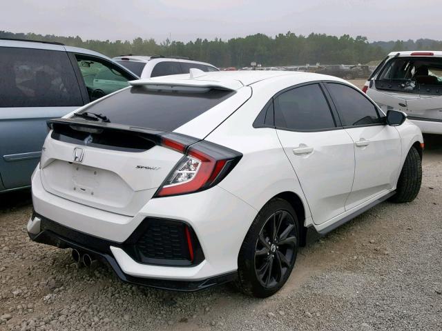 SHHFK7H47JU218586 - 2018 HONDA CIVIC SPOR WHITE photo 4