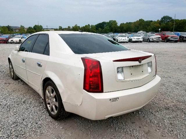 1G6DP577470100886 - 2007 CADILLAC CTS HI FEA WHITE photo 3