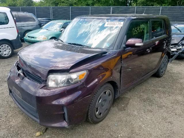 JTLZE4FE3CJ019275 - 2012 TOYOTA SCION XB 勃艮第红 照片 2