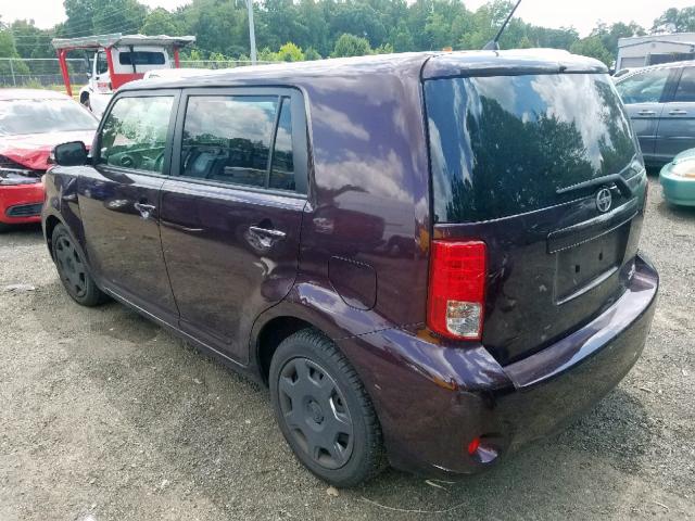 JTLZE4FE3CJ019275 - 2012 TOYOTA SCION XB 勃艮第红 照片 3